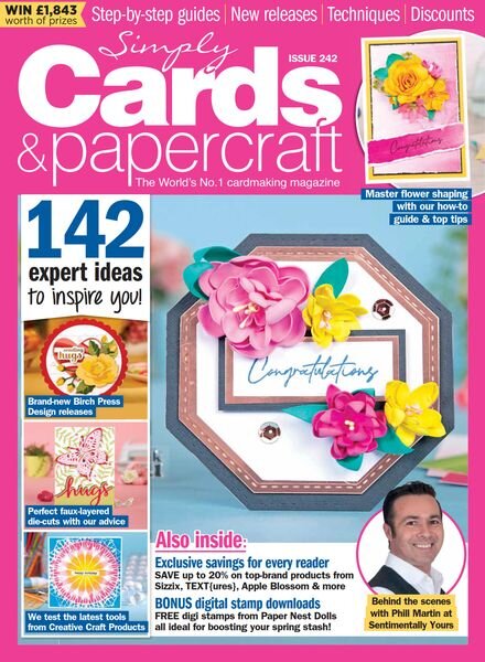 Simply Cards & Papercraft – Issue 242 – March 2023 Cover