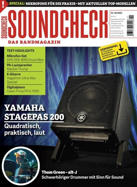 SOUNDCHECK – Marz 2023 Cover