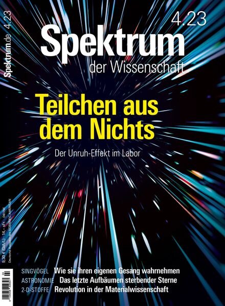 Spektrum der Wissenschaft – 18 Marz 2023 Cover