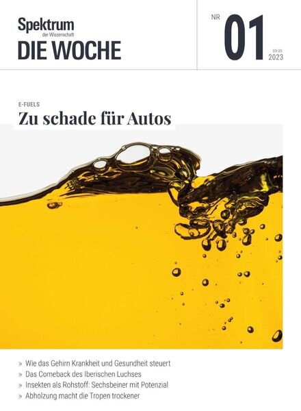 Spektrum – Die Woche – 09 Marz 2023 Cover