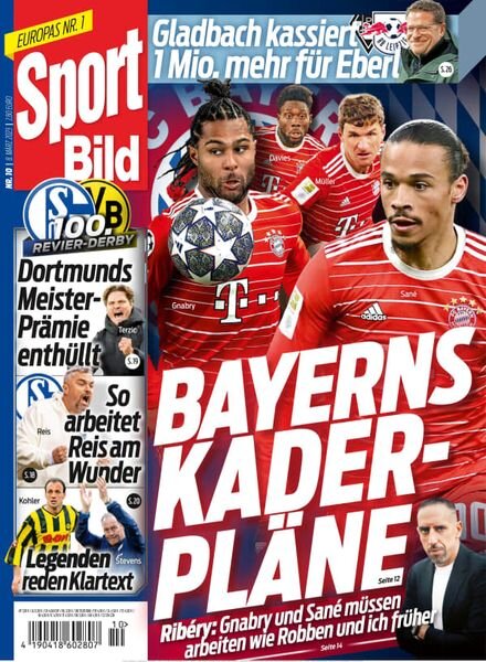 Sport Bild – 08 Marz 2023 Cover