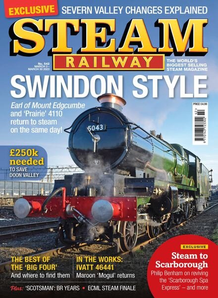 Steam Railway – March 2023 Cover
