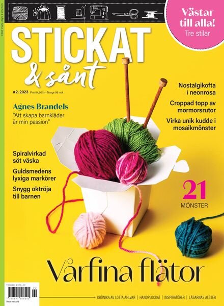 Stickat & Sant – mars 2023 Cover