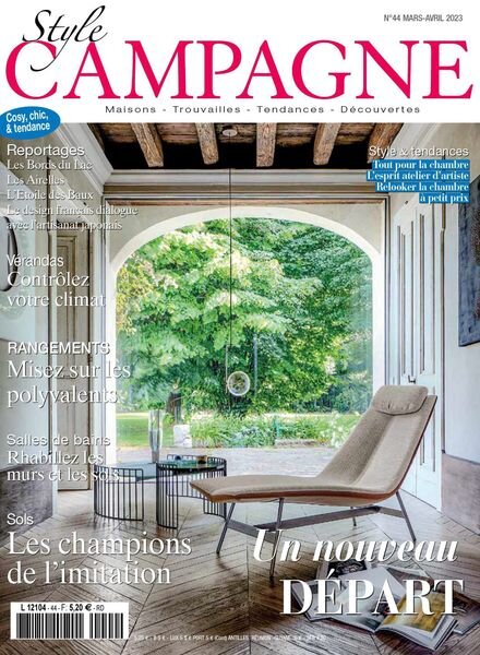 Style Campagne – mars 2023 Cover