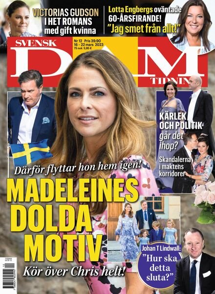 Svensk Damtidning – 15 mars 2023 Cover