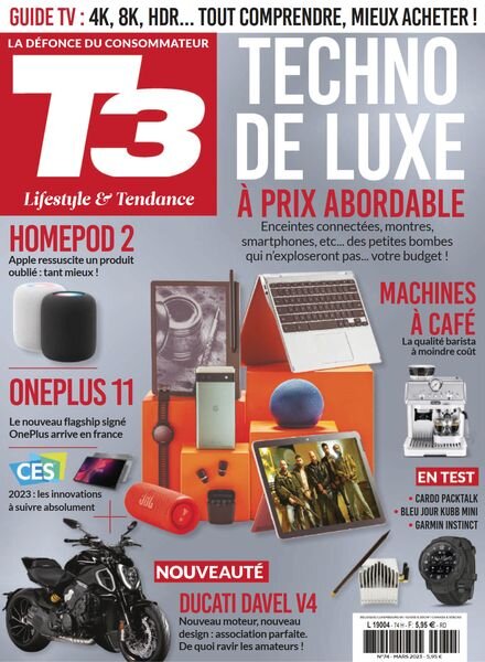 T3 France – mars 2023 Cover
