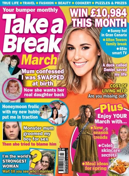 Take a Break – March 2023 Cover