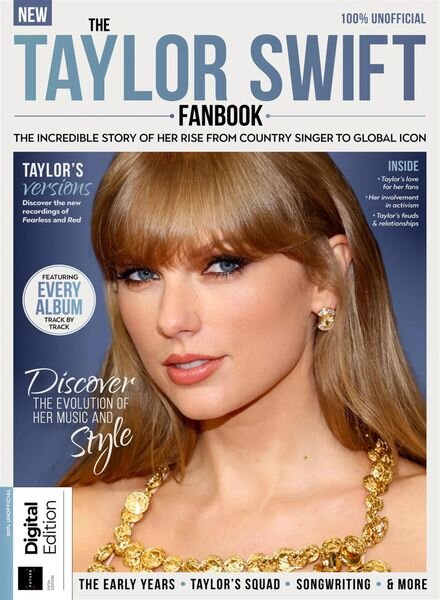 Taylor Swift Fanbook – 5th Edition – March 2023 Cover