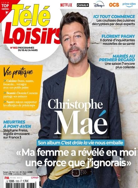 Tele Loisirs – 13 Mars 2023 Cover