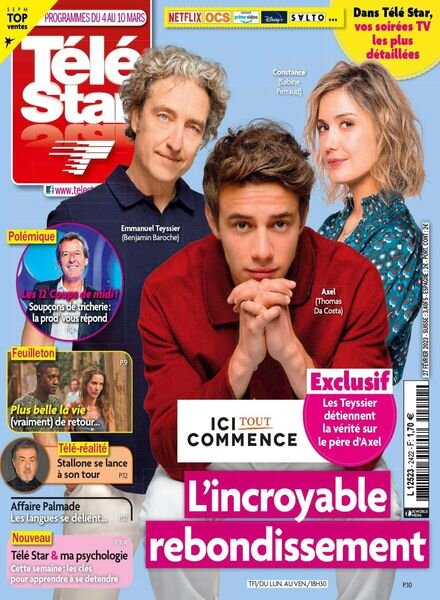 Tele Star – 27 fevrier 2023 Cover