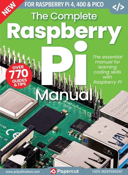 The Complete Raspberry Pi Manual – March 2023 Cover