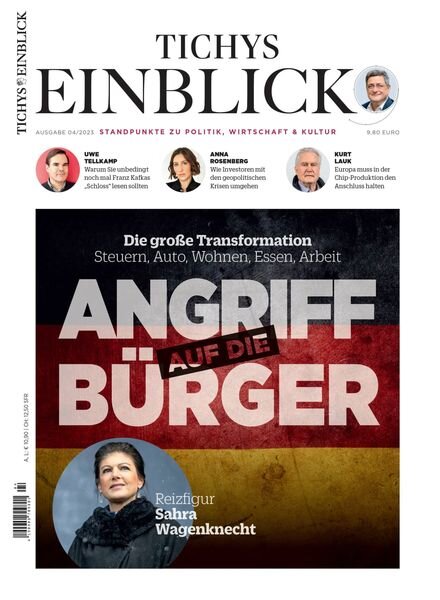 Tichys Einblick – Marz 2023 Cover