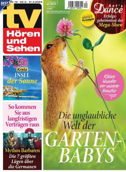 TV Horen und Sehen – 17 Marz 2023 Cover