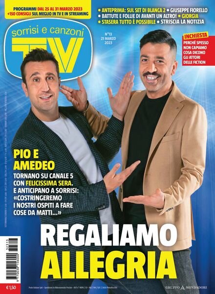 TV Sorrisi e Canzoni – 21 marzo 2023 Cover