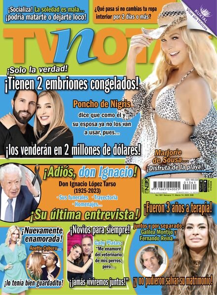 TvNotas – marzo 14 2023 Cover