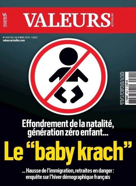 Valeurs actuelles – 02 mars 2023 Cover
