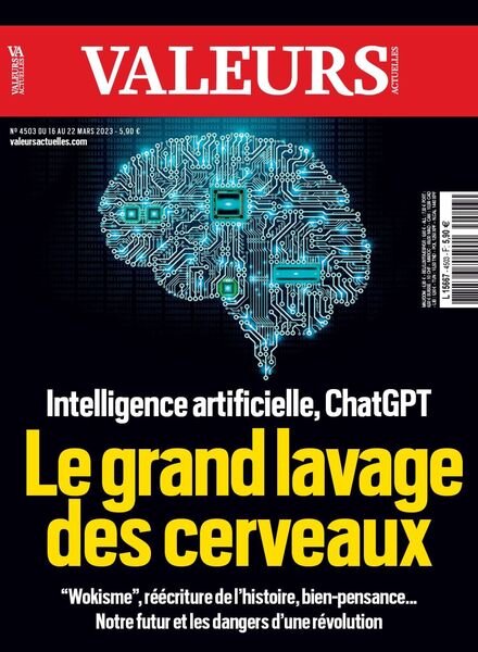 Valeurs actuelles – 16 mars 2023 Cover