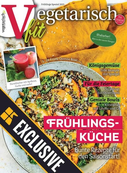 Vegetarisch fit – 05 Marz 2023 Cover