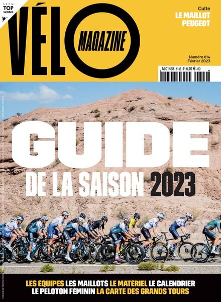 Velo Magazine – Fevrier 2023 Cover
