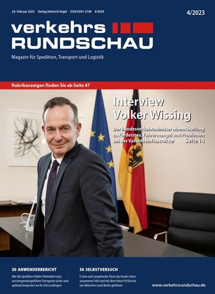 VerkehrsRundschau – 17 Februar 2023 Cover