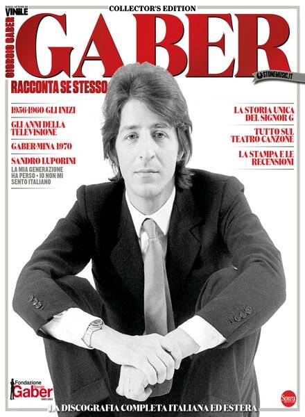 Vinile Dossier – Giorgio Gaber – Marzo-Aprile 2023 Cover