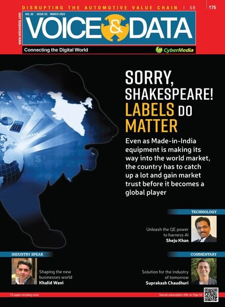 Voice & Data – March 2023 Cover