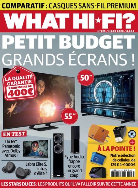 What Hifi France – mars 2023 Cover