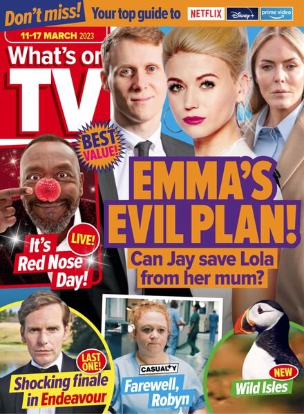 What’s on TV – 11 March 2023 Cover