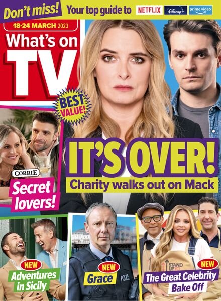What’s on TV – 18 March 2023 Cover