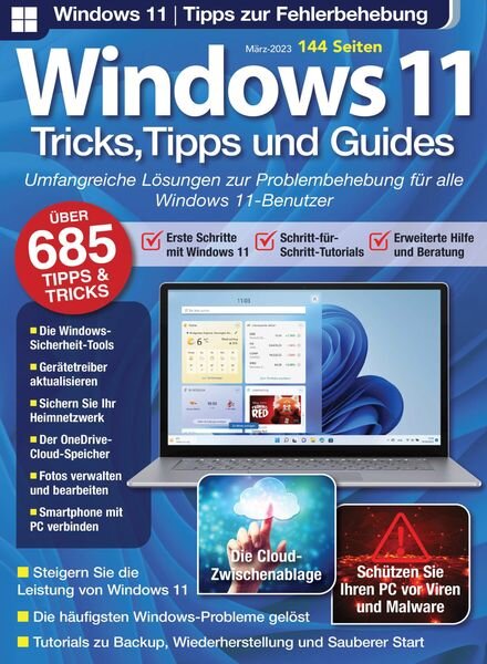 Windows 11 Tricks Tipps und Guides – Marz 2023 Cover