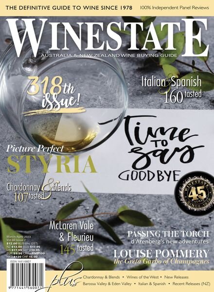 Winestate Magazine – March 2023 Cover