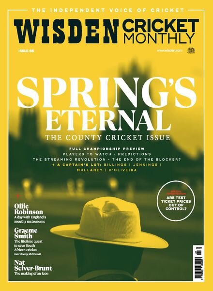 Wisden Cricket Monthly – 23 March 2023 Cover