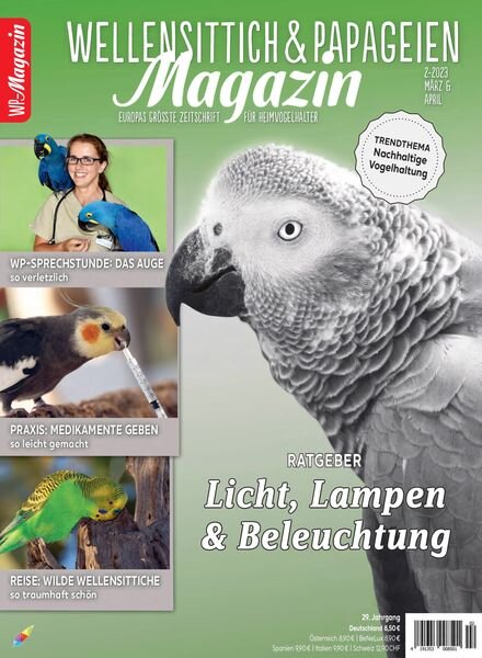 WP-Magazin Wellensittich & Papageien – Marz 2023 Cover