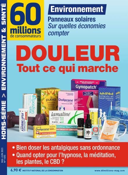 60 Millions de Consommateurs – Hors-Serie – Mai-Juin 2023 Cover