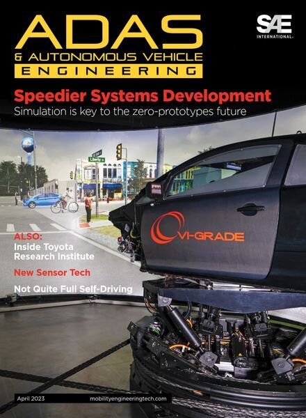 ADAS & Autonomous Vehicle Engineering – April 2023 Cover
