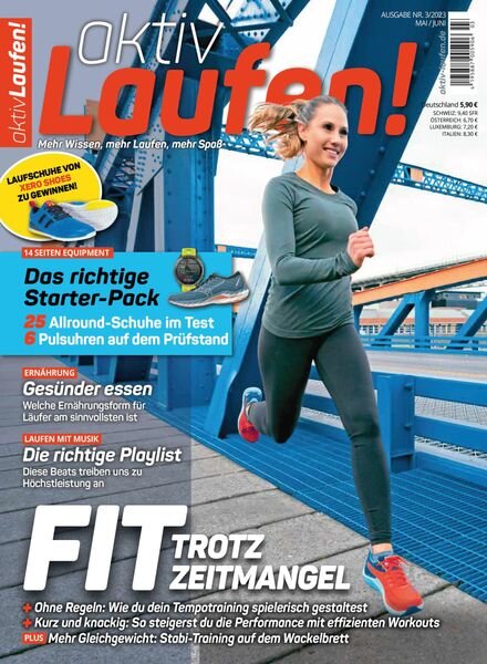 aktiv Laufen – April 2023 Cover