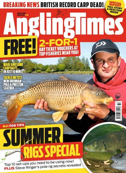 Angling Times – 08 August 2017 Cover