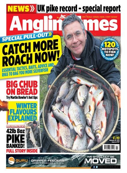 Angling Times – 10 February 2015 Cover
