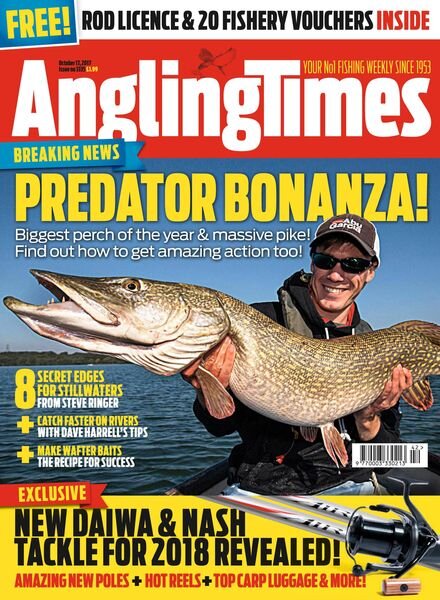 Angling Times – 17 October 2017 Cover
