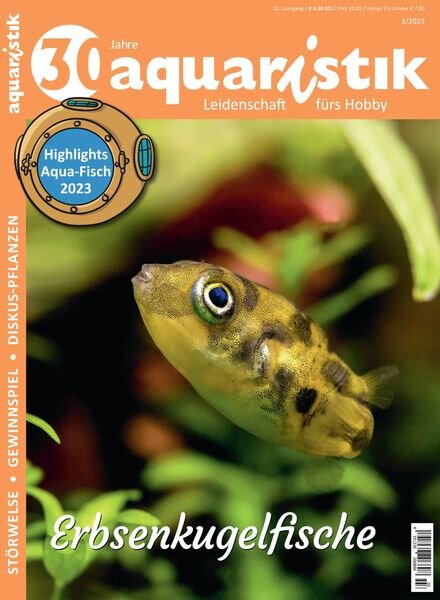 Aquaristik – April 2023 Cover
