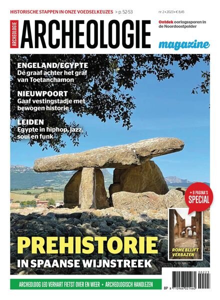 Archeologie Magazine – april 2023 Cover