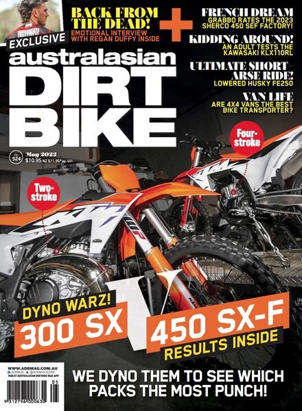 Australasian Dirt Bike – May 2023 Cover