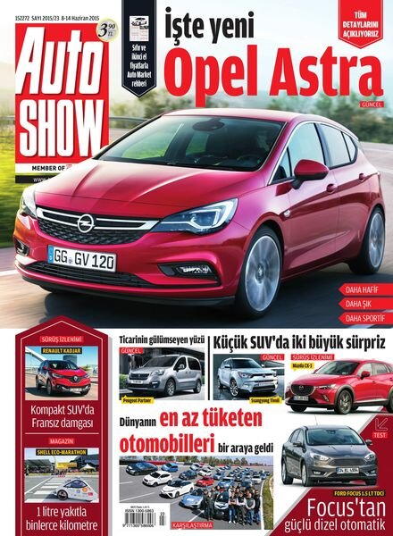 Auto Show – 08 Haziran 2015 Cover
