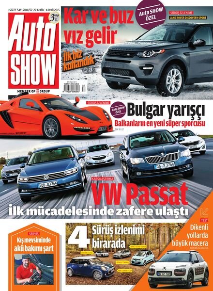 Auto Show – 29 Aralik 2014 Cover