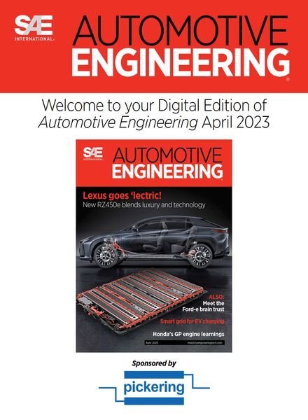 Automotive Engineering – April 2023 Cover
