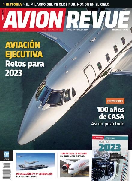Avion Revue Internacional – Numero 490 – Marzo 2023 Cover
