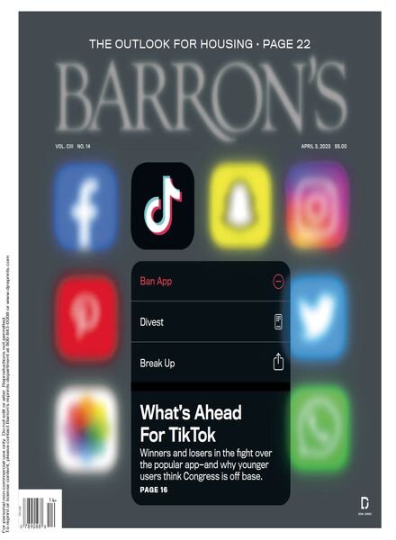 Barron’s – April 3 2023 Cover