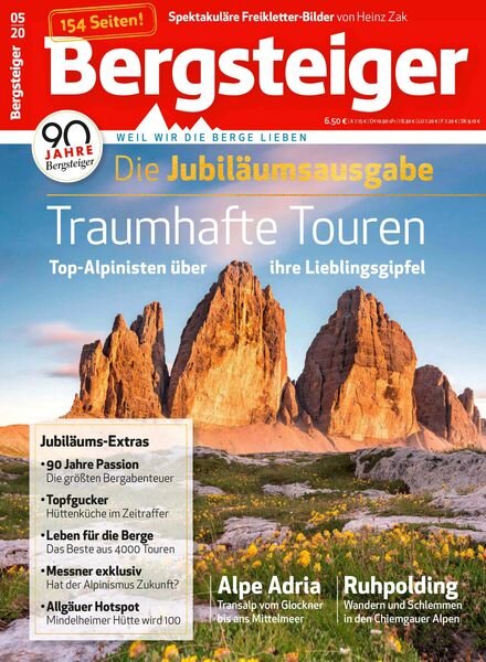 Bergsteiger – Mai 2020 Cover