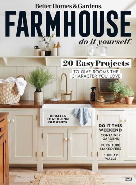 BH&G Farmhouse Do It Yourself – February 2023 Cover