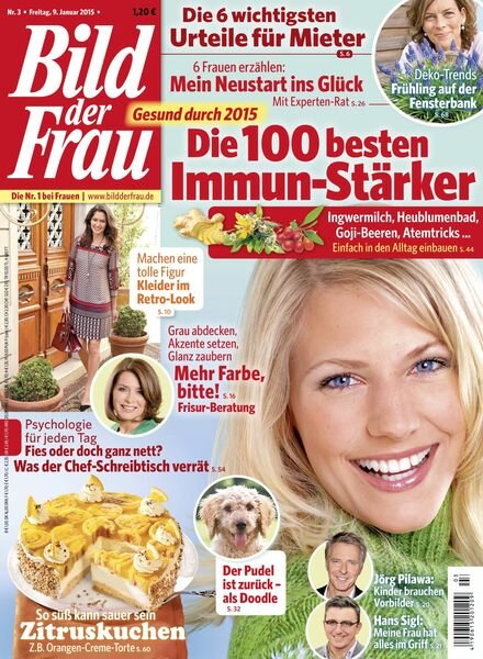 Bild der Frau – 09 Januar 2015 Cover